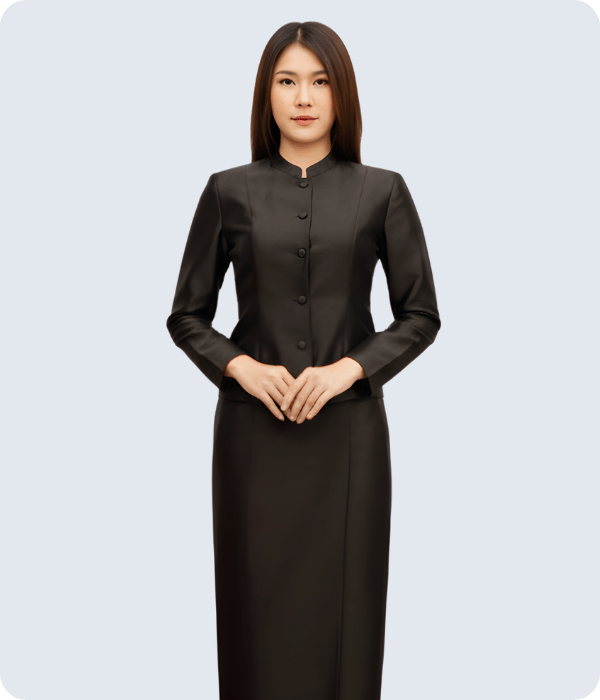 บริการเช่าชุดจิตรลดาสีดำ